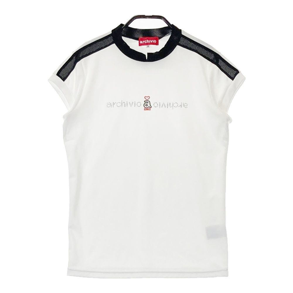 サイズ 36 ARCHIVIO アルチビオ 半袖Tシャツ ホワイト系 240101470796 ゴルフウェア レディース ストスト