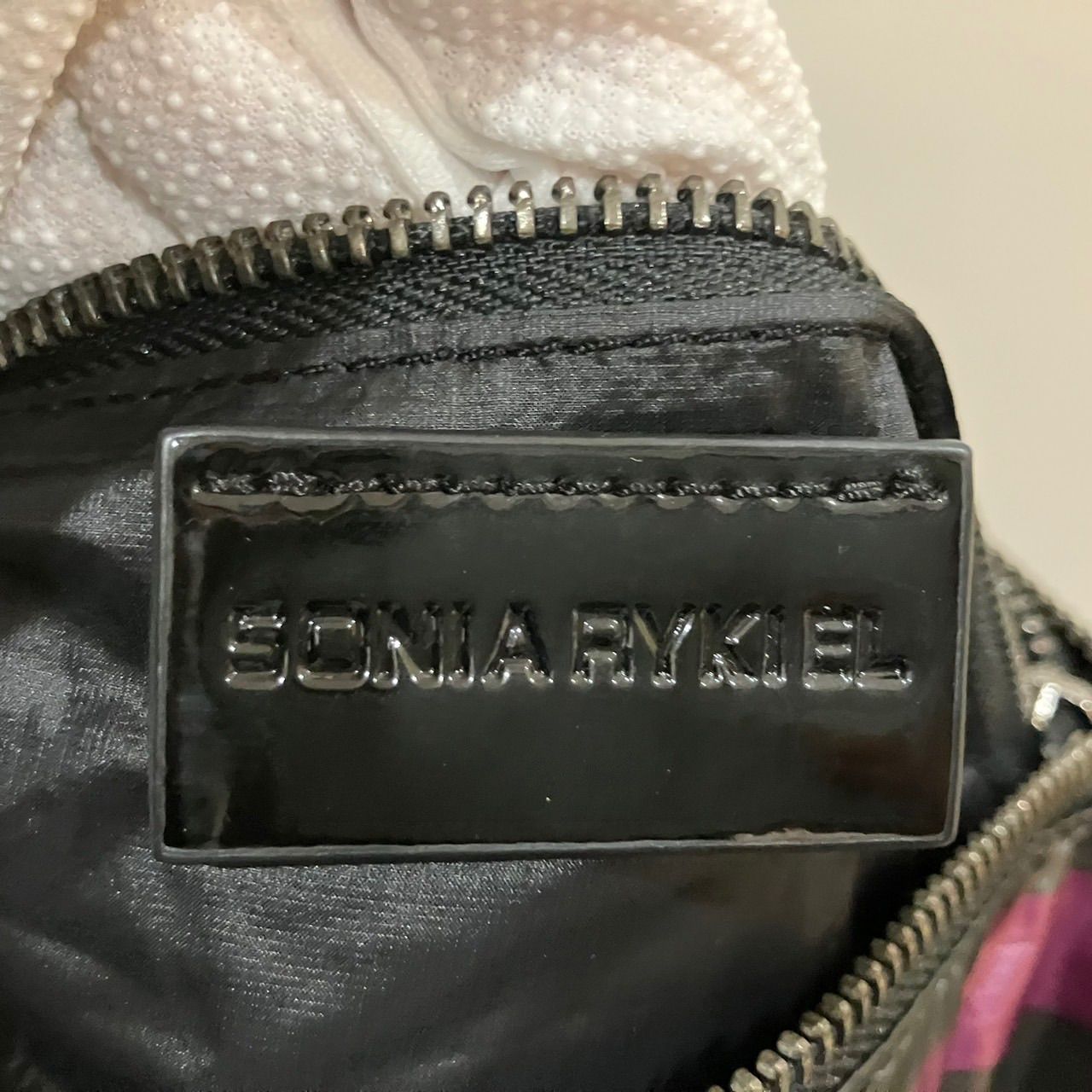 美品☆ソニアリキエル ナイロン ボーダー ショルダーバッグ - メルカリ