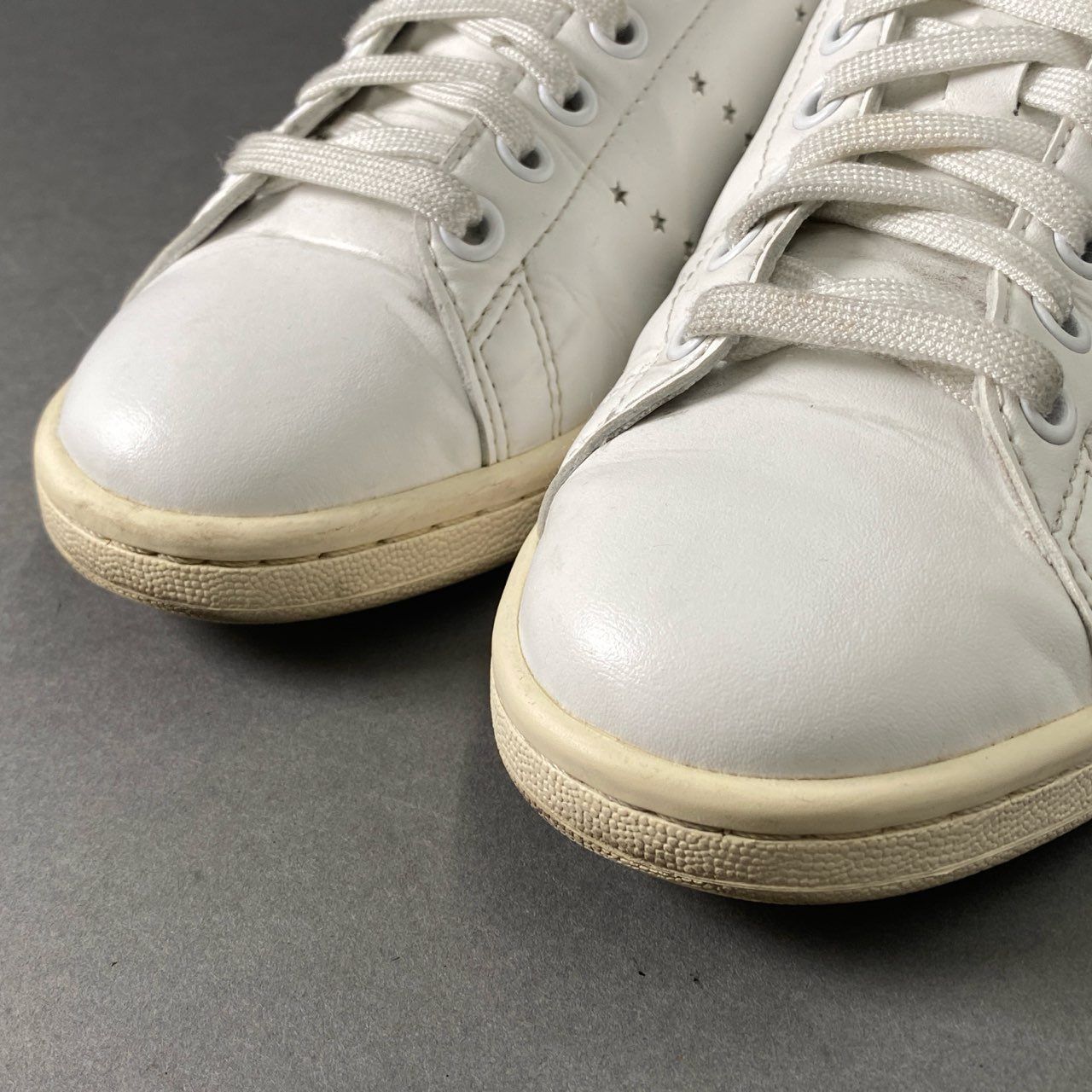 6d2 adidas アディダス × STELLA McCARTNEY ステラマッカートニー STAN SMITH スタンスミス スニーカー  23.5cm ホワイト レザー G26984 - メルカリ