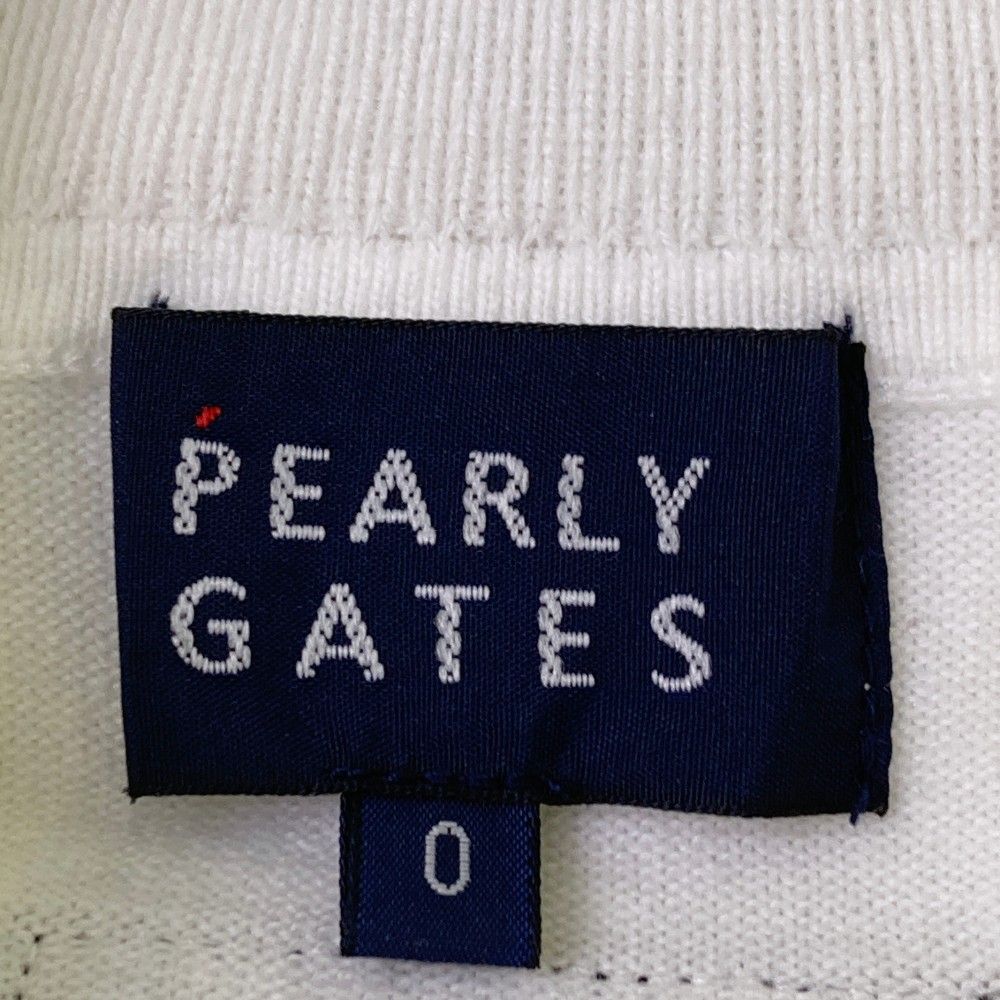 サイズ：0 PEARLY GATES パーリーゲイツ  タートルネックニットセーター  ホワイト系 [240101451323] ゴルフウェア レディース ストスト サイズ：0 PEARLY GATES パーリーゲイツ タートルネックニット