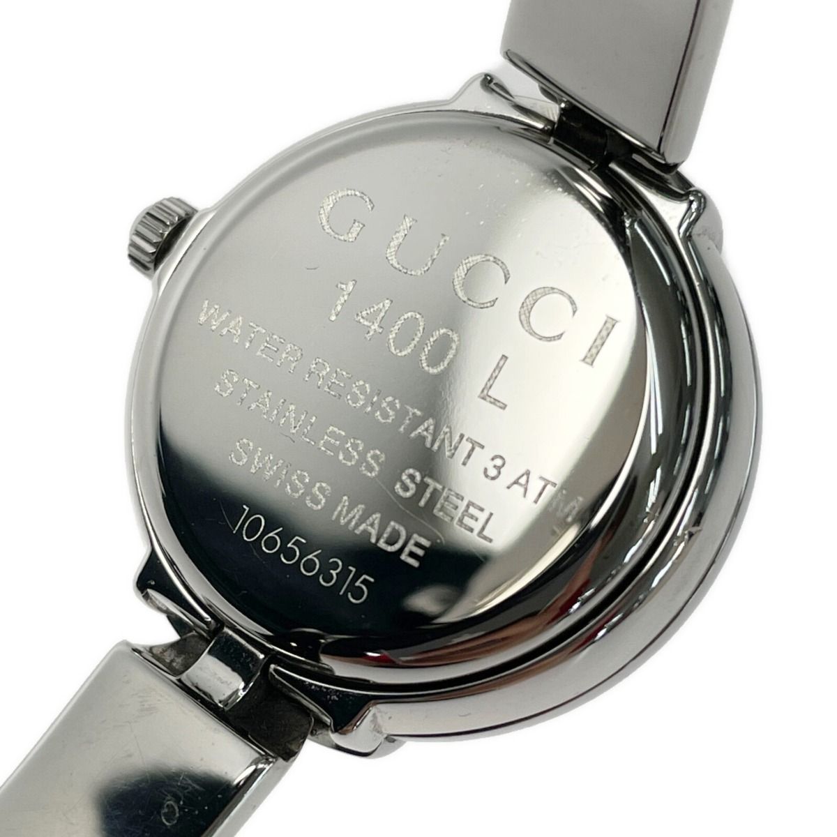 返品交換不可】 1400L 腕時計 GUCCI レディース シルバー 腕時計