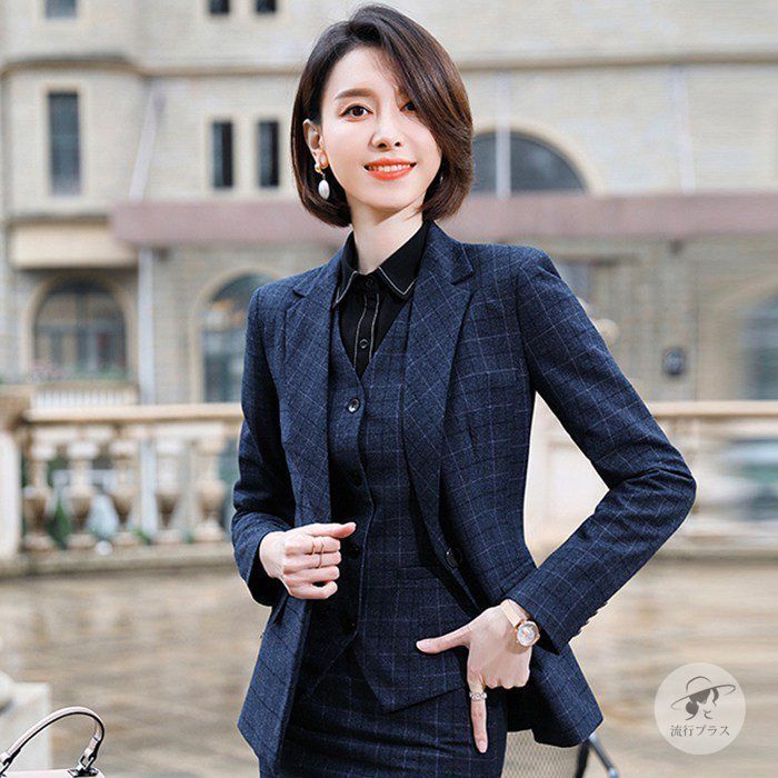 スーツ レディース 入学式 ママスーツ 3点セット セットアップ 洗える ビジネススーツ 仕事 OL 結婚式 制服 事務服 制服 面接 上品 業務用 無地 着痩せ おしゃれ 20代 30代 40代 50代 sgyyz02 パンツスーツ スカートスーツ
