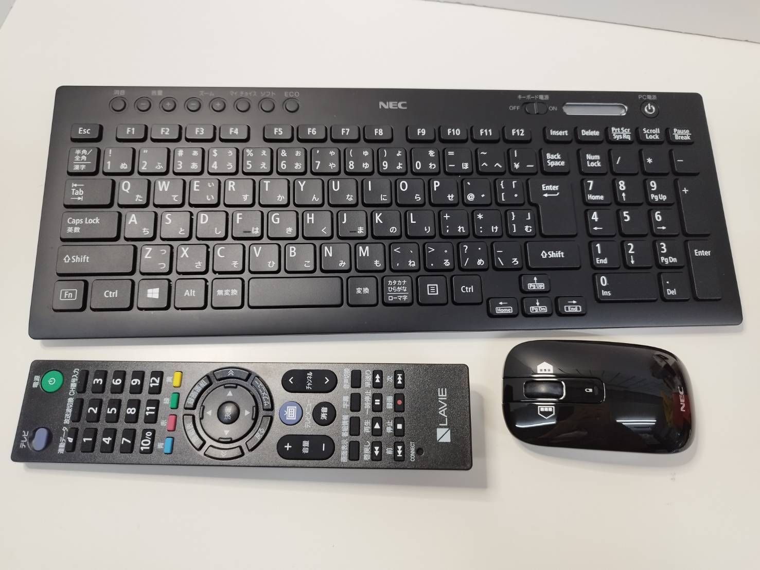 NEC LAVIE キーボード、マウス、リモコンセット！ NEC LAVIE キーボード、マウス、リモコンセット - メルカリ