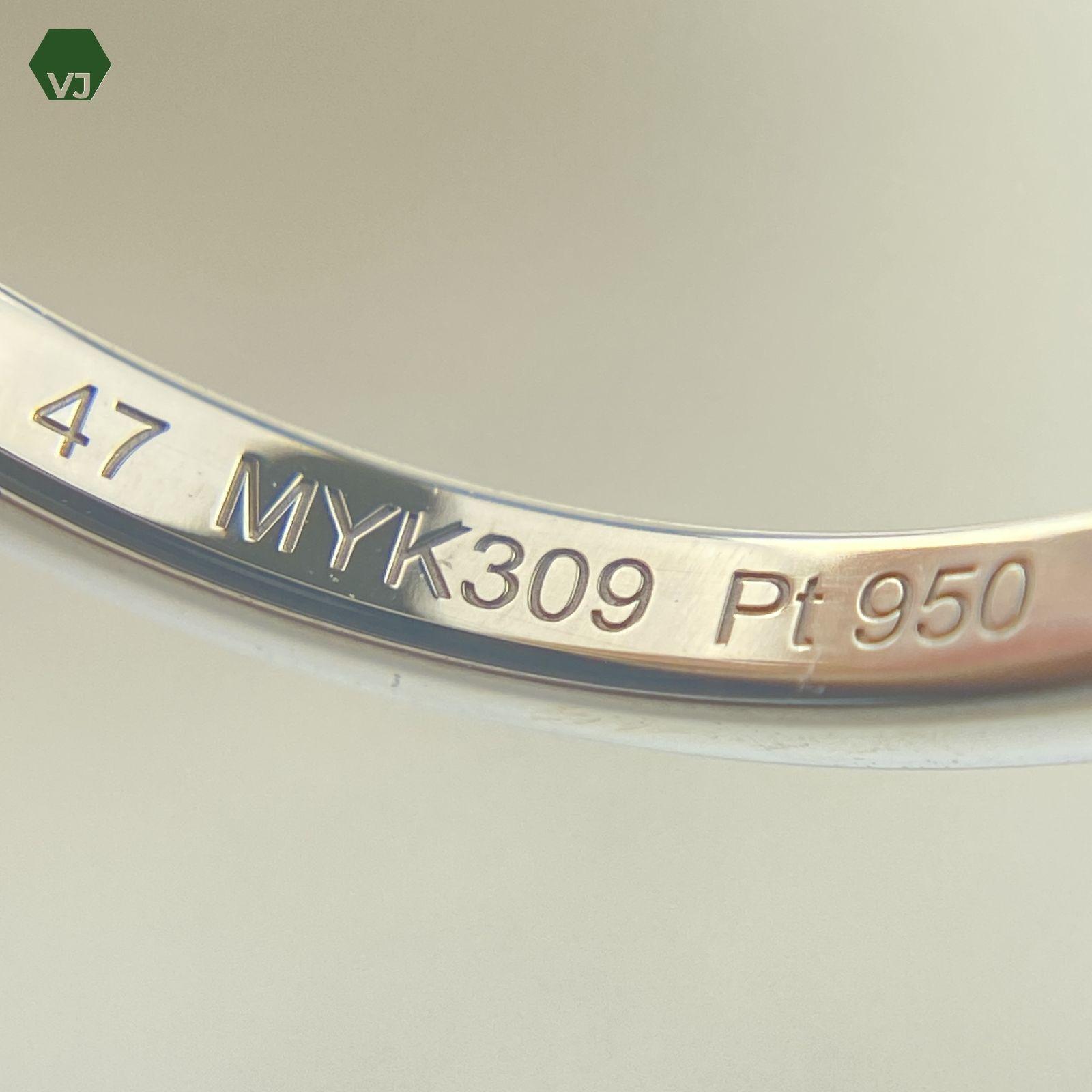 19-3】【CARTIER】バレリーナカーブウェディング 3Pダイヤ
