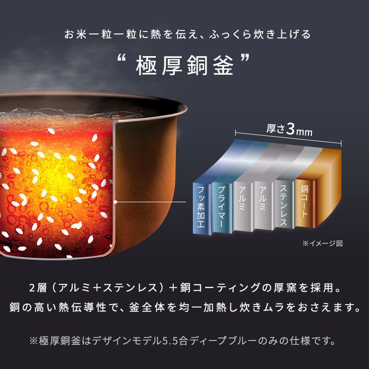  炊飯器 5合炊き 一人暮らし 5合 アイリスオーヤマ 新生活 5 IH炊飯器 厚火釜 厚銅釜 RC IL 50 炊飯器 炊飯器 餅つき機