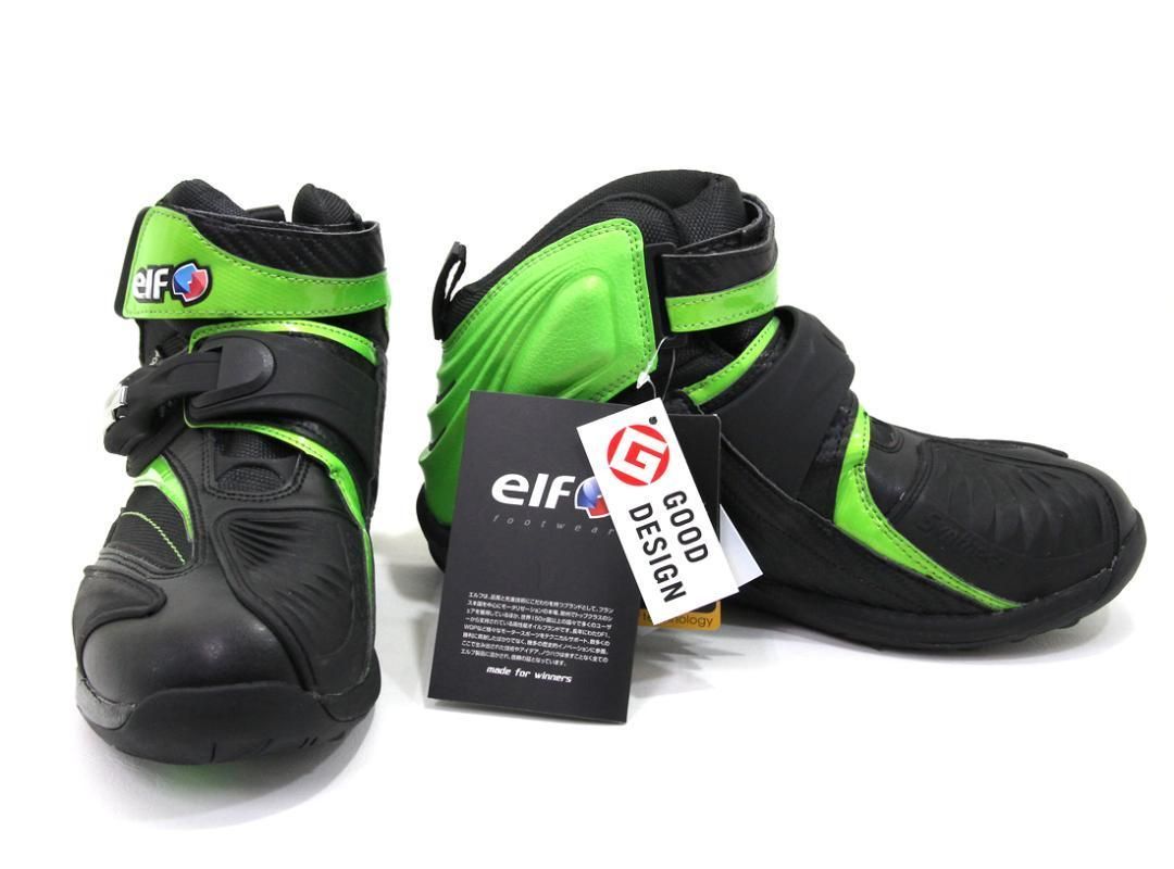 47%引 エルフ シンテーゼ14 グリーン 25.0~28.0 ライディングシューズ