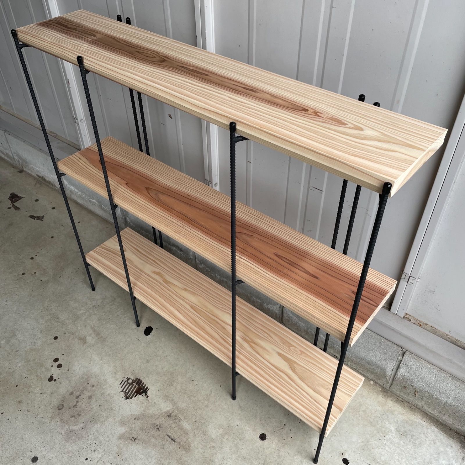 手作りアイアン家具 折り畳みラック アンティーク 西海岸インテリア 幅150cm 手作りアイアン家具 折り畳みラック アンティーク 西海岸