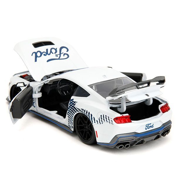 JADATOYS 1:24 BTM 2024 Ford Mustang Dark Horse White - メルカリ