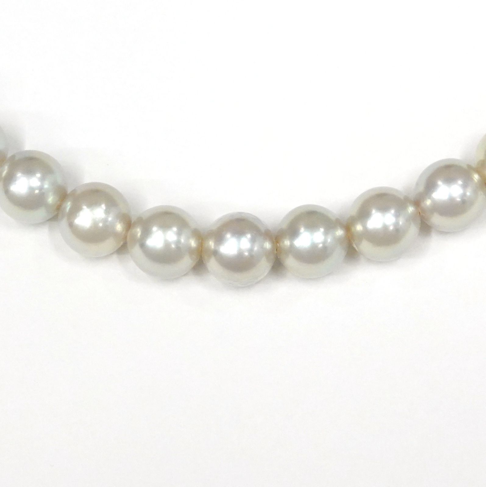 田崎 アコヤ真珠 パールネックレス TASAKI タサキ【田崎真珠】パールネックレス7.0-7.5mm あこや