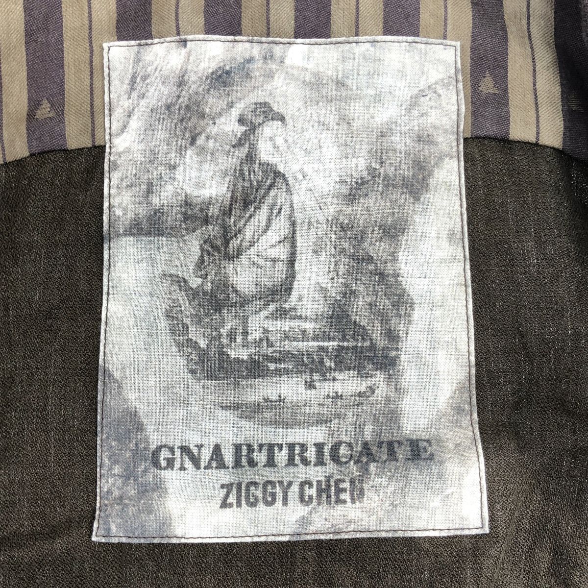 美品】 ziggy chen / ジギーチェン | 2025SS | Patchwork Short Sleeve  