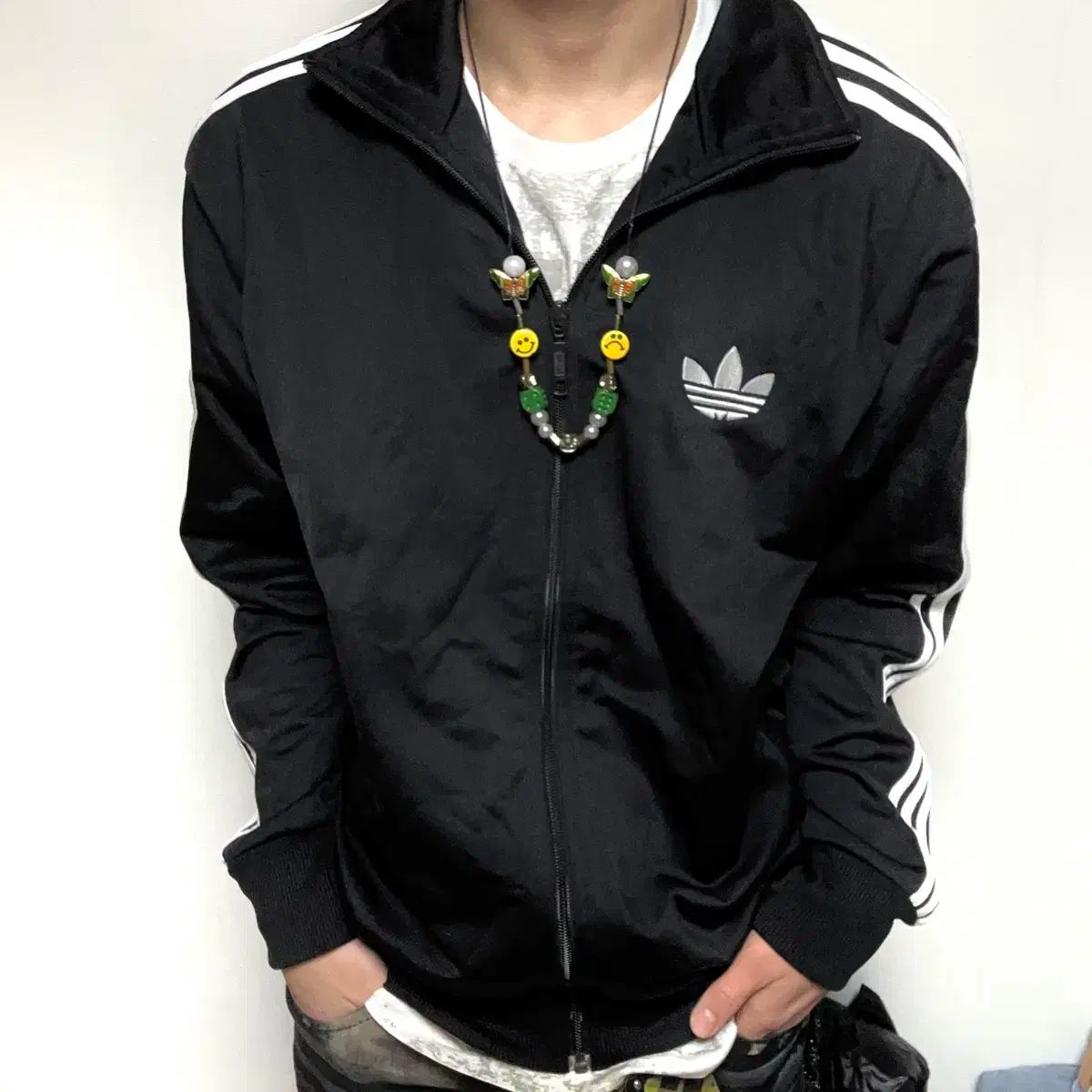 大隊長 ヴィンテージ adidas(アディダス) 00s 黒 区 ファイヤーバード ジャージ