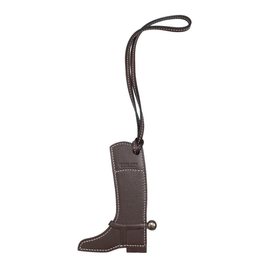 ❤お得なお品❤パドックブーツチャーム ブルーｘブラウン エルメス ❤お得なお品❤パドックブーツチャーム ブルーxブラウン エルメス