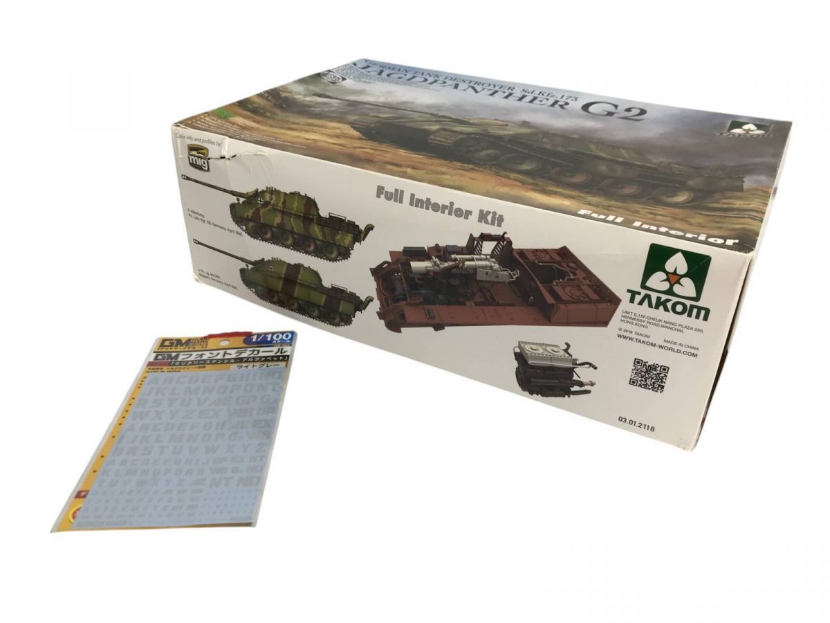 TAKOM タコム プラモデル 1|35 ドイツ重駆逐戦車 Sd.Kfz.173 ヤークトパンター G2 プラモデル用デカール付 AEK690404相