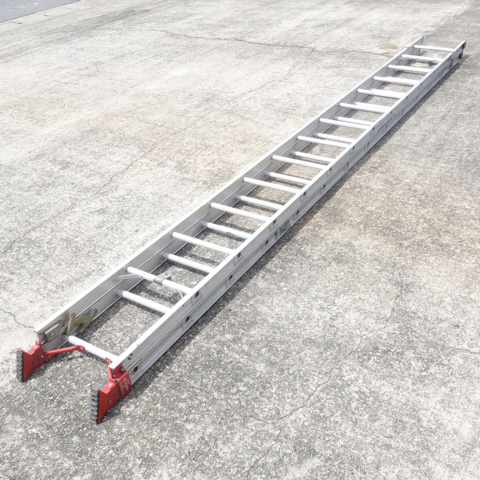 長谷川工業 アップスライダー M-80 アルミ合金製伸縮2連梯子 ハシゴ はしご