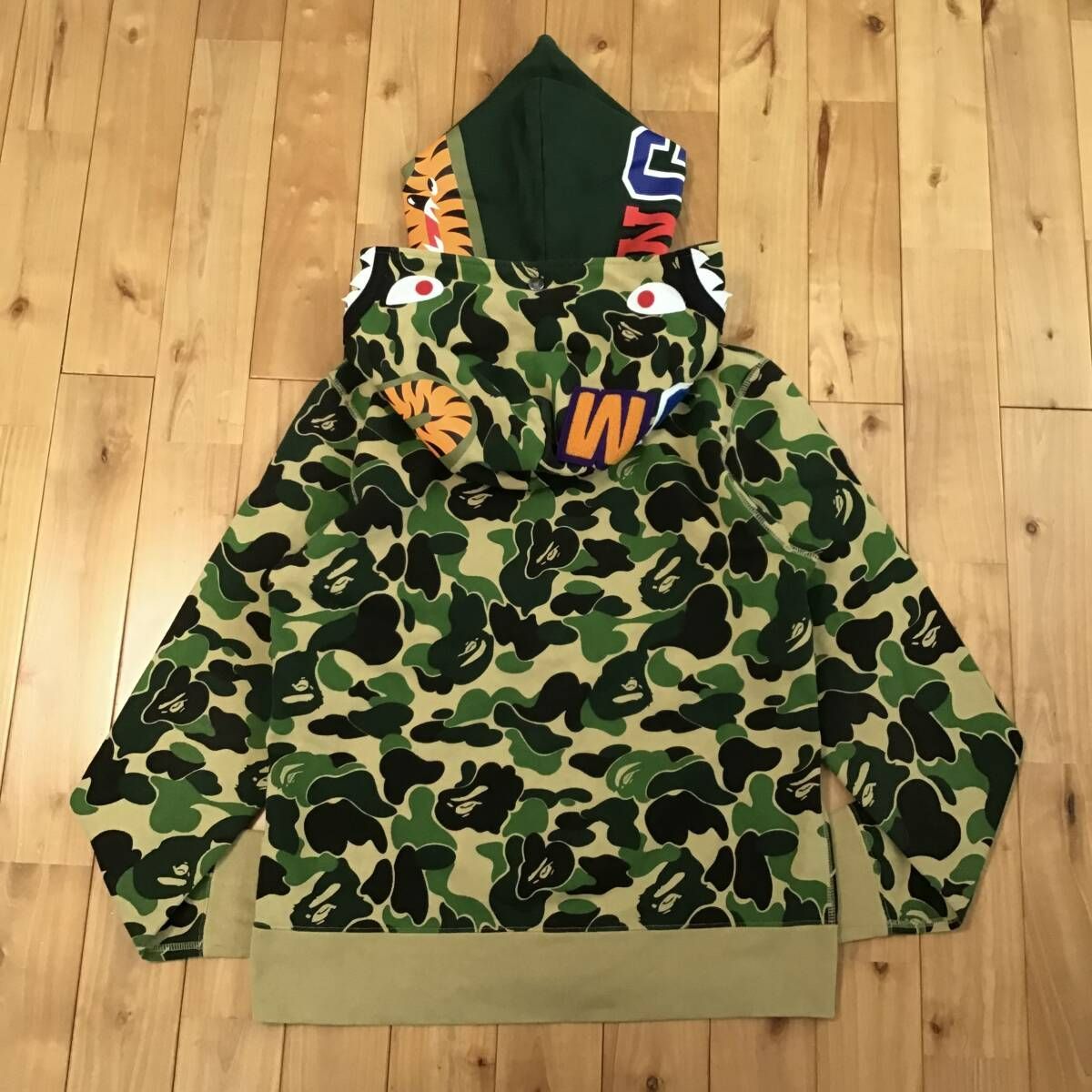 A ABC camo ダブル シャーク パーカー Mサイズ Double shark full zip 
