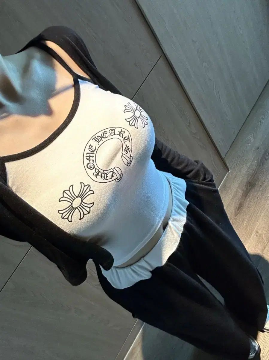 3ps set ノースリーブ カーディガン ワイドパンツ