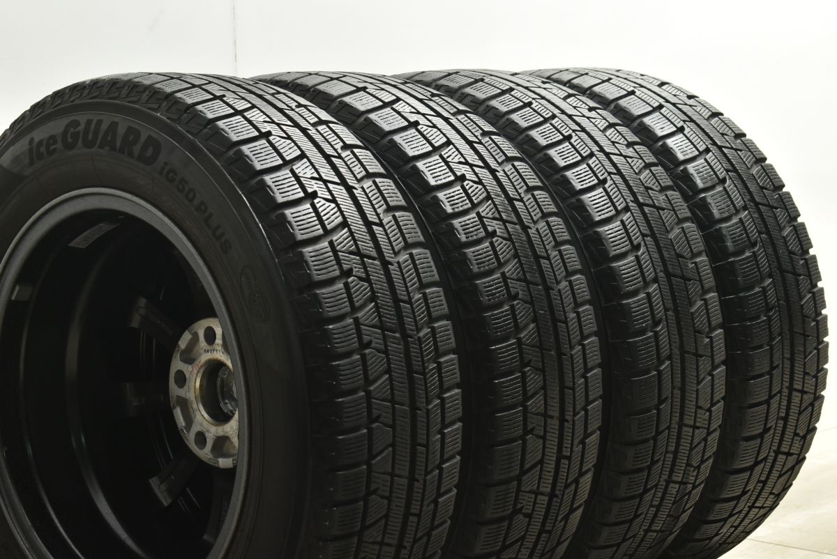 美品】GRASS 15in 6J +53 PCD114.3 ヨコハマ アイスガード iG50プラス 