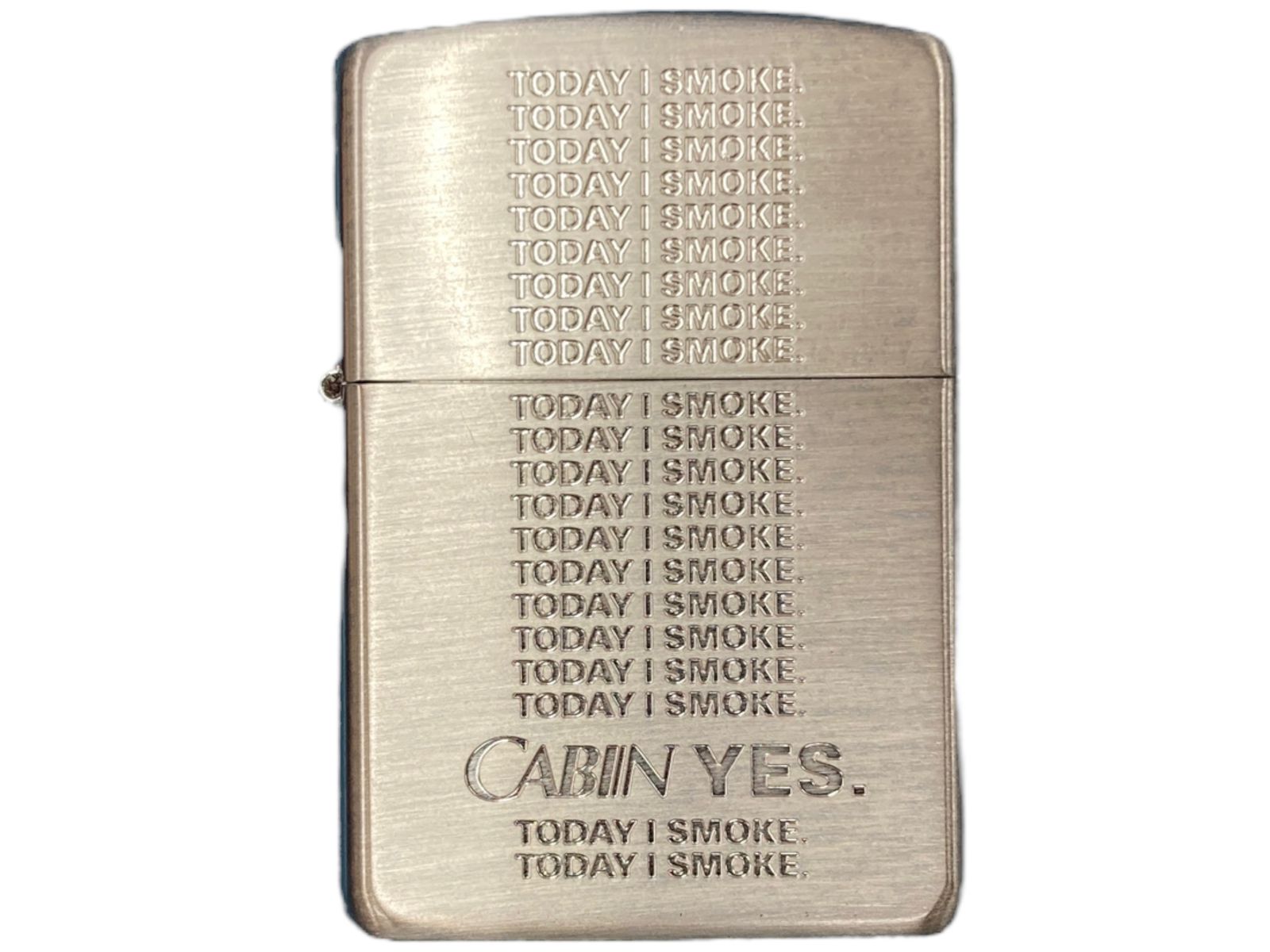 zippo (ジッポー) 1996年製 CAVIN YES キャビン TODAY I SMOKE オイル 