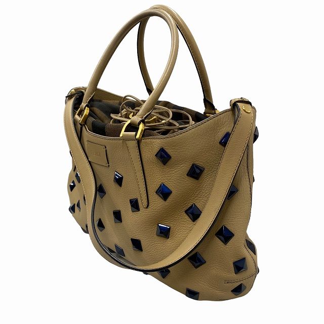 フェンディ FENDI 2way ハンドバッグ ショルダーバッグ レザー フェンディ FENDI 2way ハンドバッグ ショルダーバッグ レザー