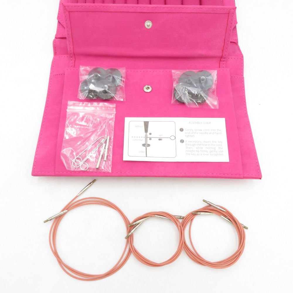 裁縫道具 LYKKE リッケ 付け替え式輪針セット Blush Interchangeable Circular Needle Set