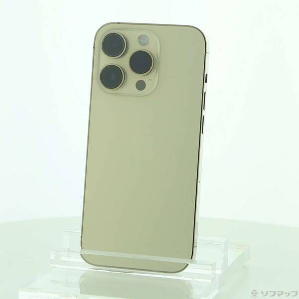 中古品〕 iPhone14 Pro 128GB ゴールド MQ073J／A SIMフリー