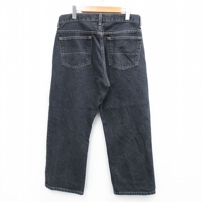 レトロ ジーンズ ボトムス ブラックデニム 楽天市場】正規品【 Chikashitsu + wide fit black denim pants