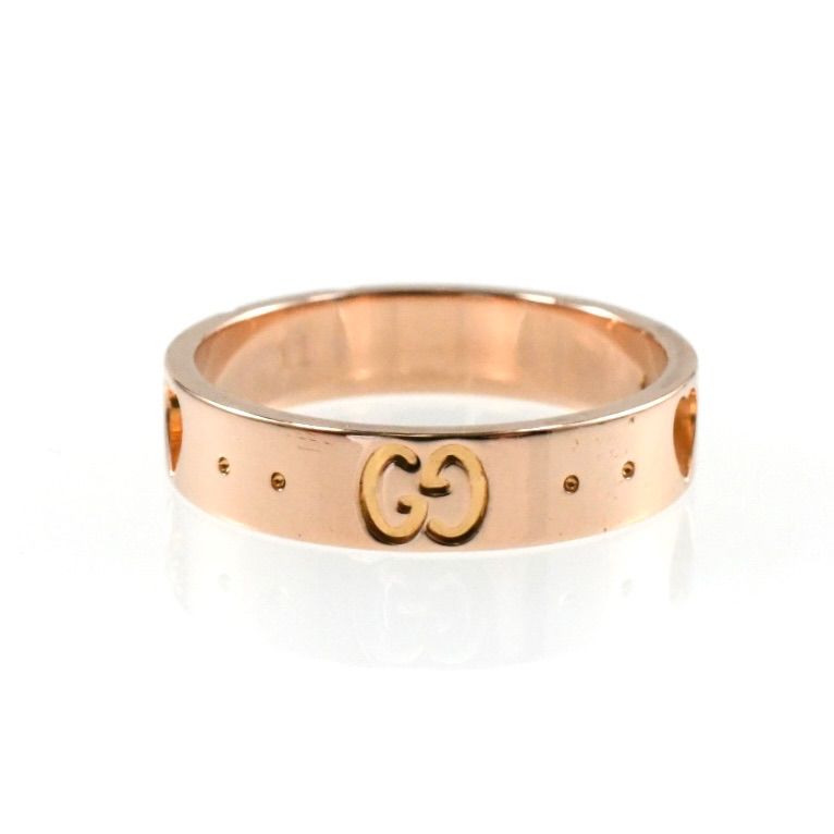 GUCCI アイコンハートリング K18PG ピンクゴールド SIZE:11号 AU750 