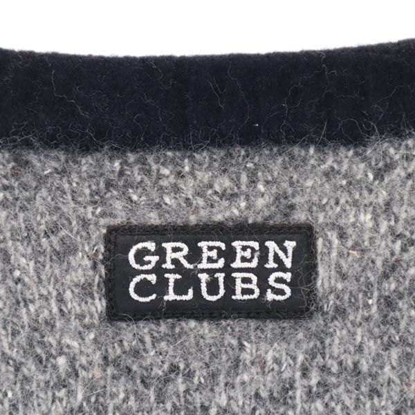 グリーンクラブ ウールブレンド SNOOPY ニット 3 グレー系 GREEN CLUBS ...