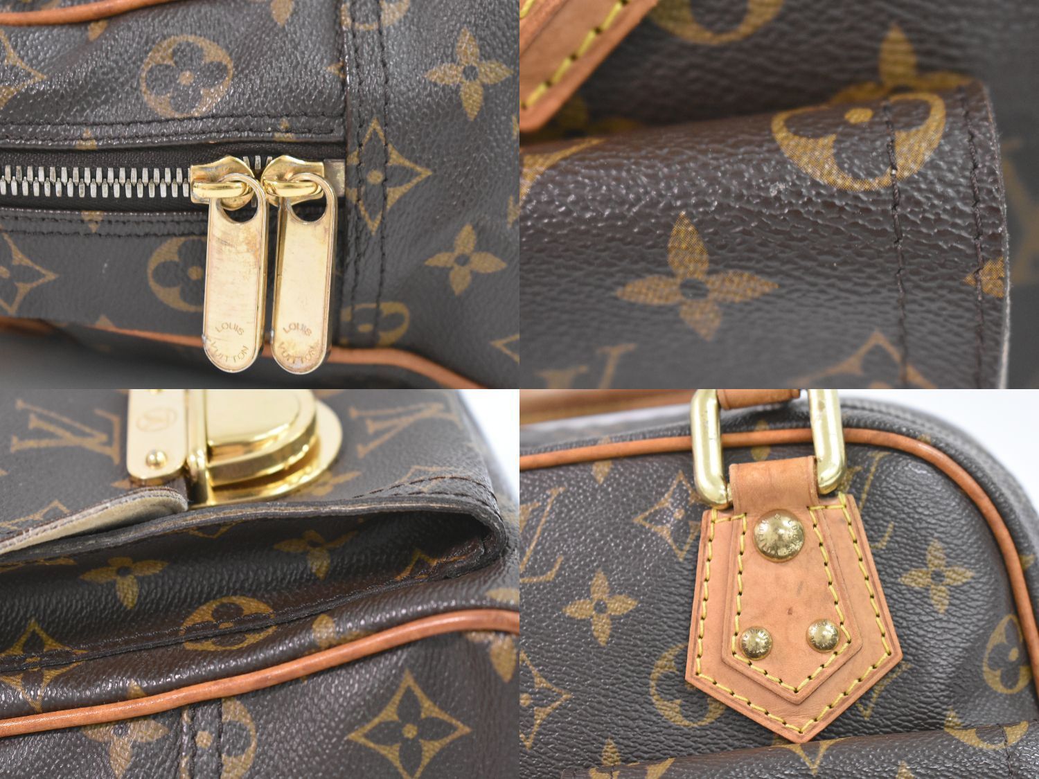 本物 ルイヴィトン LOUIS VUITTON LV マンハッタン PM モノグラム ハンドバッグ ブラウン M40026 Manhattan ビトン  バッグ ジェンダーレス ジェンダーフリー 中古 【フォロー割】 - メルカリ