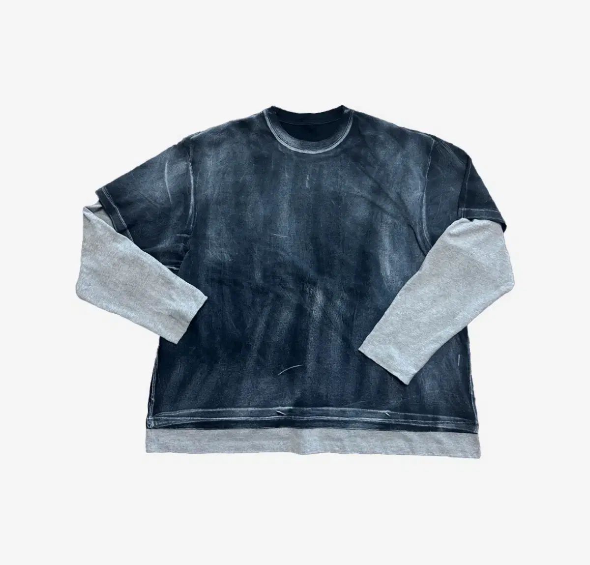 1 Nonnod ミルキー ウォッシュド レイヤード Tシャツ
