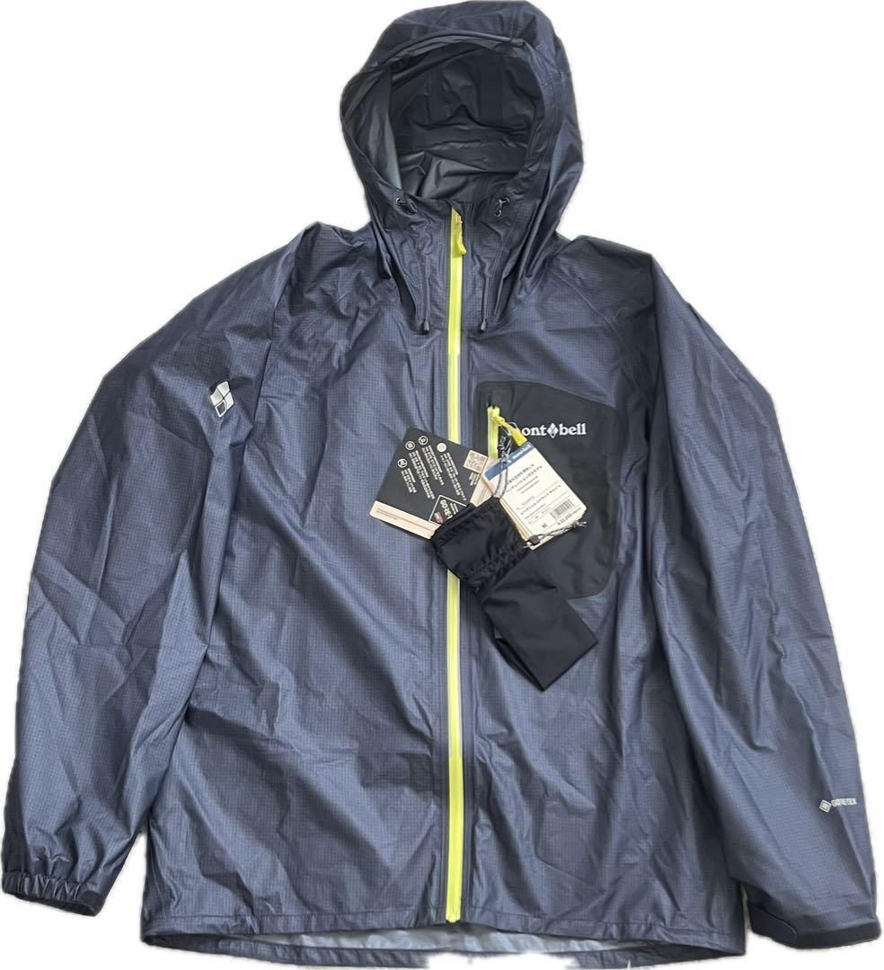mont bell - 【新品現行タグ付き】モンベル レインジャケット　メンズ　M　登山 ゴアテックス 新品現行タグ付き】mont-bell モンベル ゴアテックス レイン