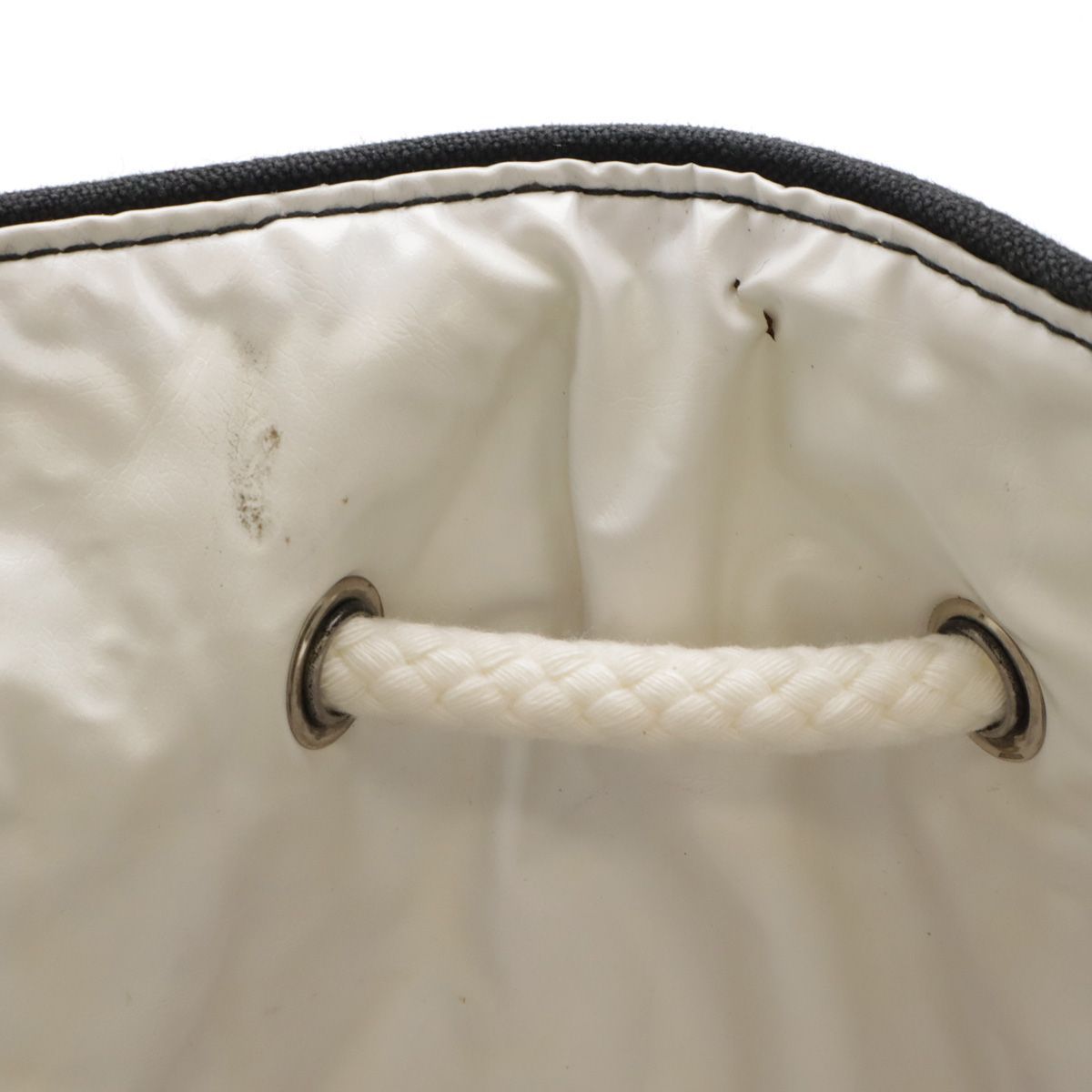 CHANEL シャネル ノベルティ ロゴプリント プールバッグ ショルダー  