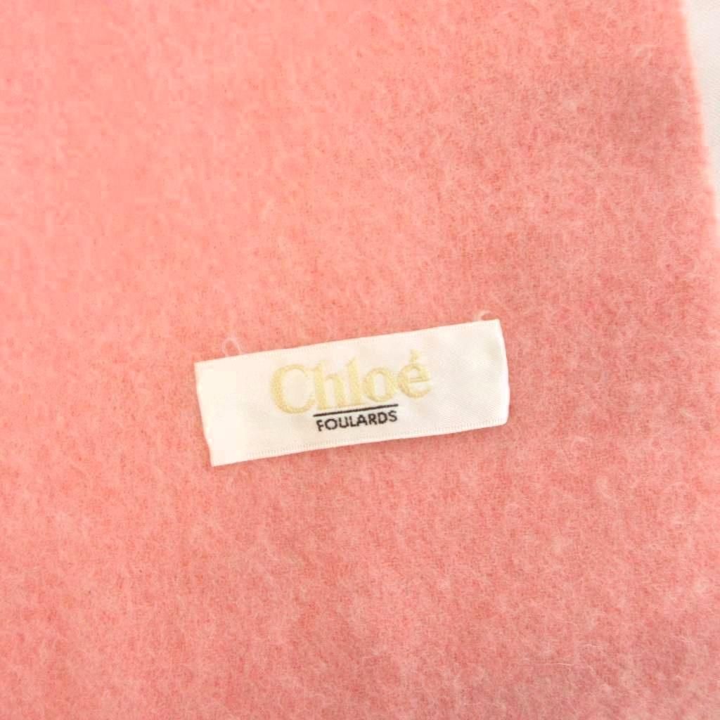 美品 Chloe クロエ マフラー ストール ロゴ 刺繍 レディース 大判 楽天市場】クロエ Chloe（レディースマフラー・ストール