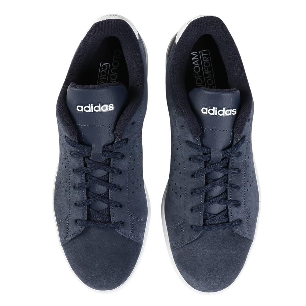 [アディダス] アドバンコート 27.0cm 新品未使用ブラック アディダス スニーカー メンズ 靴 黒 ブラック 定番 シンプル コートスタイル 通学 仕事 通勤 職場 adidas ADVANCOURT BASE  2.0U アドバンコート ベース