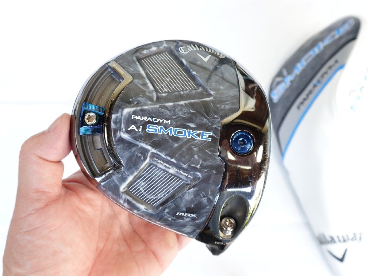 成功 ヘッドのみ キャロウェイ PARADYM Ai SMOKE MAX ドライバー 10.5度 純正カバー付 快適な