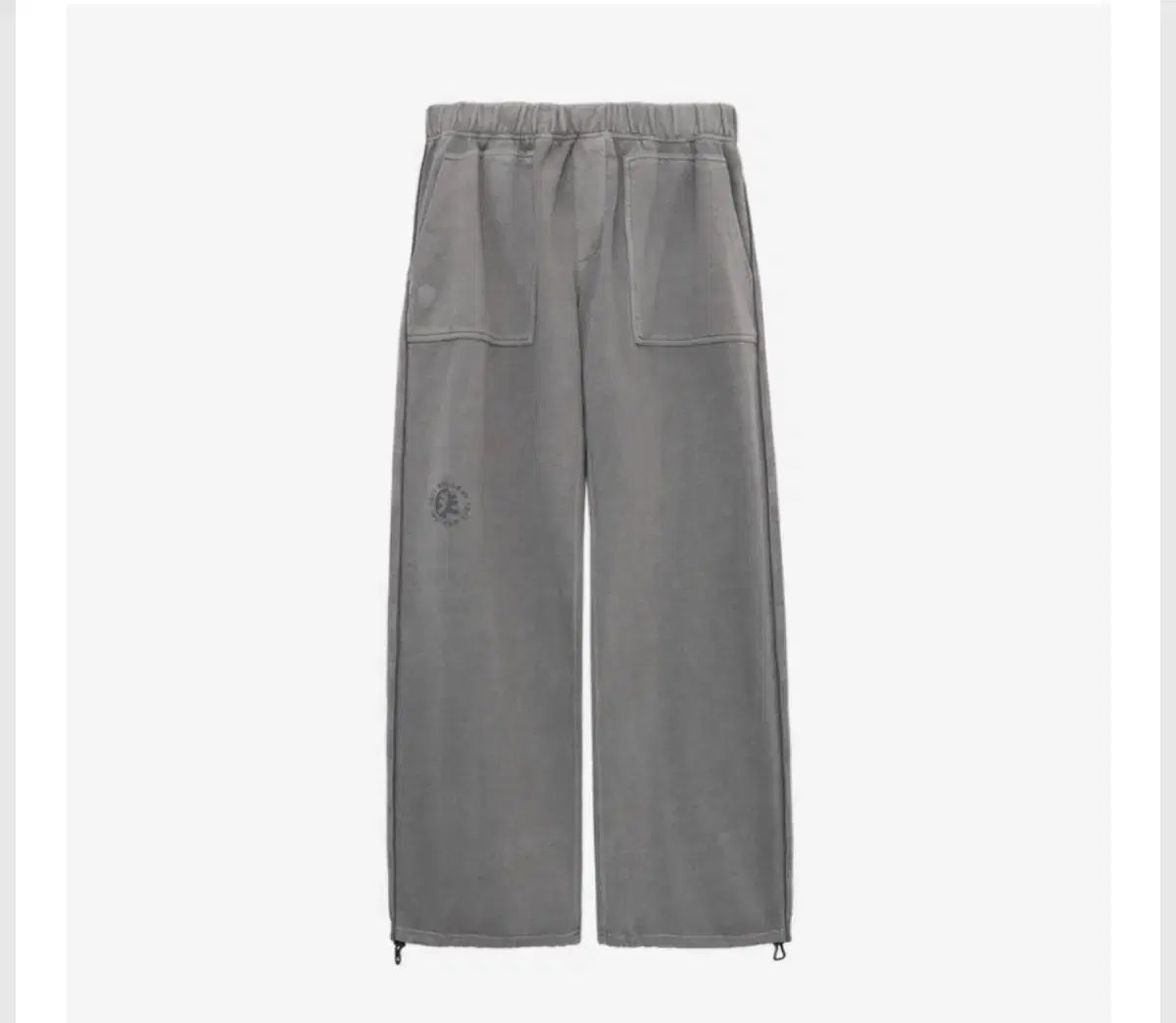 3 25ss POLYTERU ファティーグ スウェットパンツ ダーティーグレー