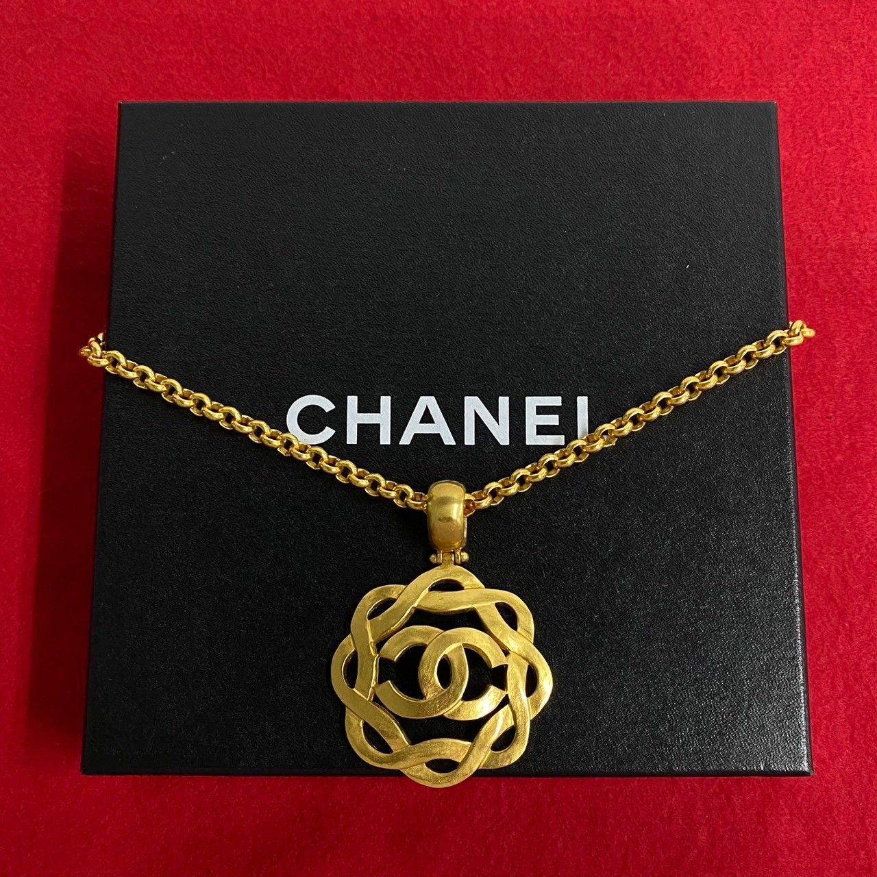 ほぼ未使用 箱付 コメ有 CHANEL シャネル GP ヴィンテージ 97A 刻印 ココマーク ロゴ ネックレス ペンダント アクセサリー ゴールド  80654 - メルカリ