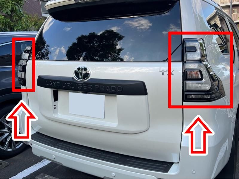 新品 トヨタ純正 150 ランドクルーザー プラド クリアテールレンズ