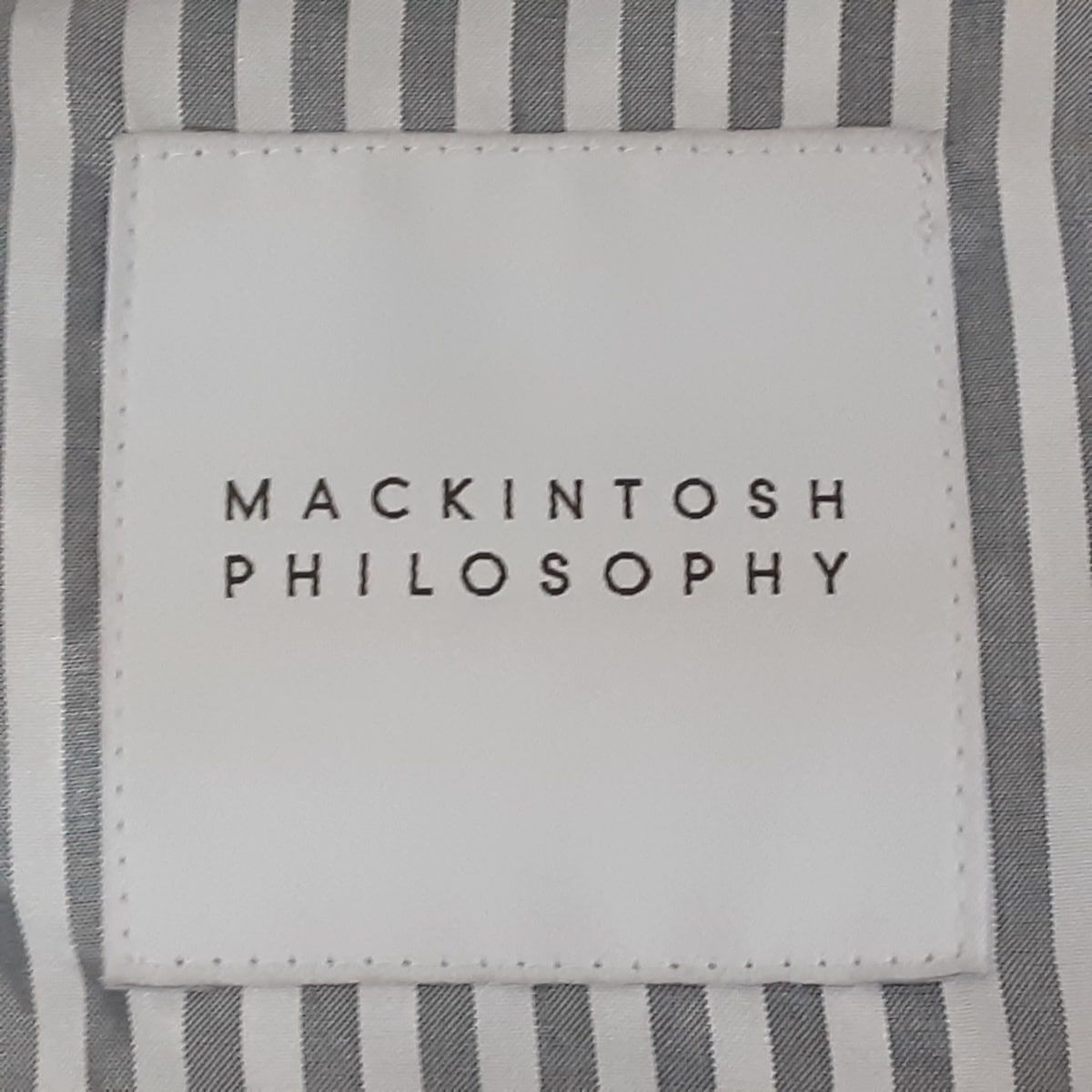 MACKINTOSH PHILOSOPHY(マッキントッシュフィロソフィー) ダウンジャケット サイズ40 L レディース美品  - ネイビー 長袖/冬