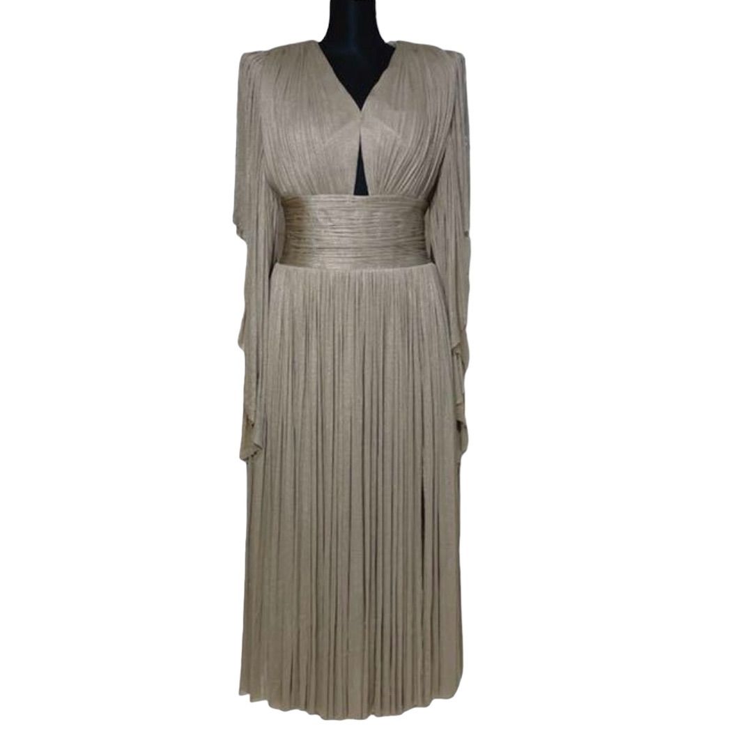 Maria Lucia Hohan シルク マキシ イブニングドレス 未使用 Maria