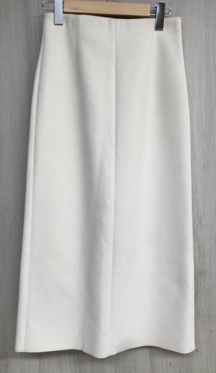 YLEVE イレーヴ TWEEDY BONDING JERSEY SK ボンディング タイトスカート 168-2230048 ホワイト系 レディース 表記サイズ 0
