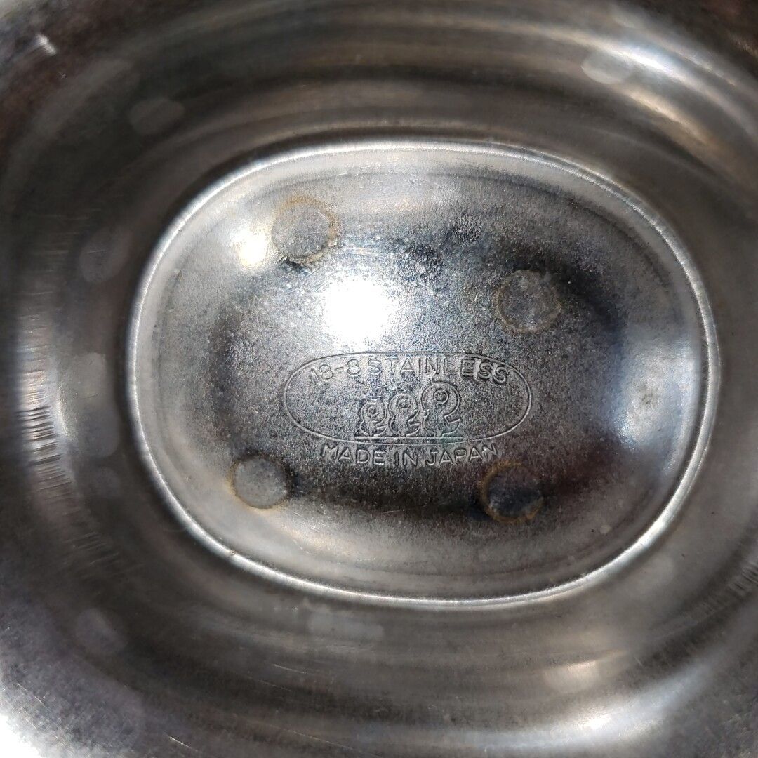 日本製 18-8 ステンレス カレーソースポット 2客 カレールー 日本製 18-8 ステンレス カレーソースポット 2客 カレールー