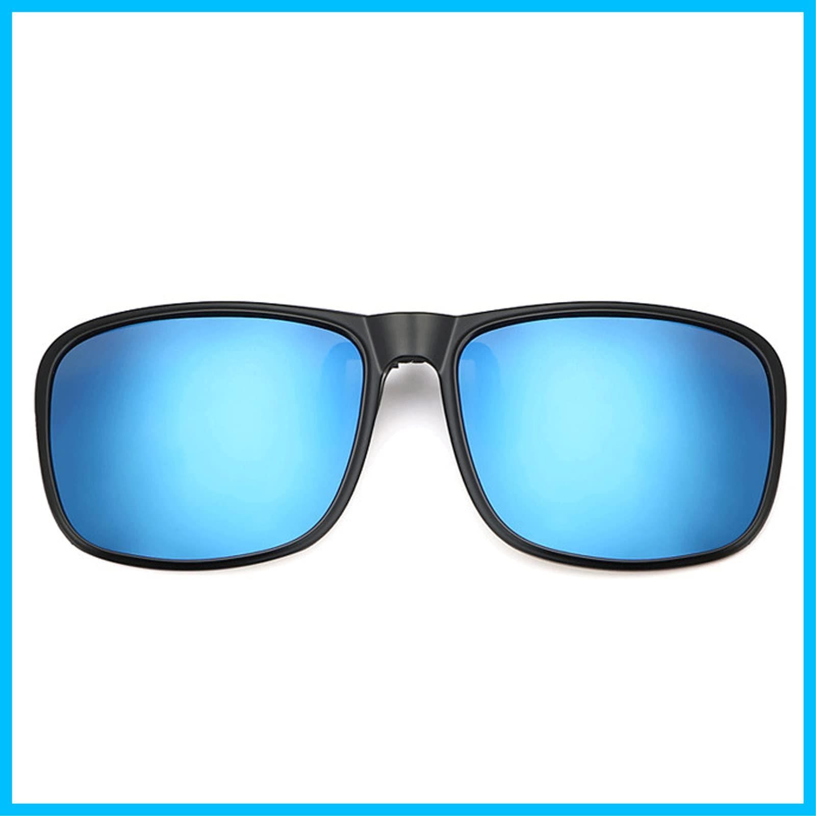 数量 FRAZALA FF 偏光 クリップオン サングラス 跳ね上げ 紫外線をカット 超軽量 偏光レンズ メガネの上から 男女兼用