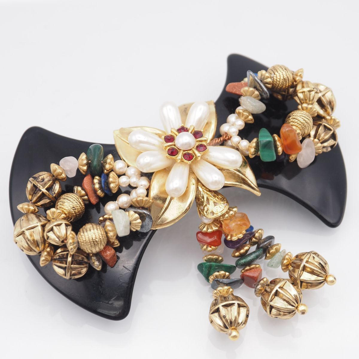 G193 Sun Violet Winny サンヴァイオレットウィニー DAIDO JAPAN SV刻印 ヘアピン クリップ ゴールド デザイン シルバー バレッタ 髪飾