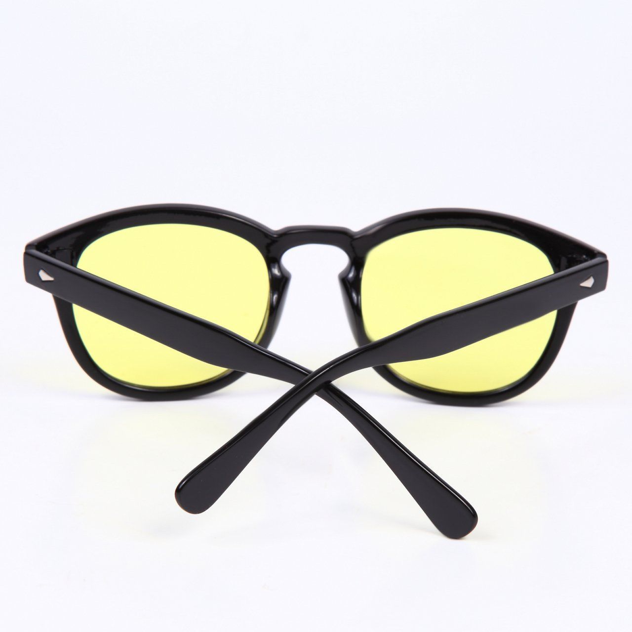 marka verynerd コラボ サングラス イエロー マーカ 日本製 鯖江 サングラス トレンドの50mm 金縁丸メガネ UV ライトスモークイエロー