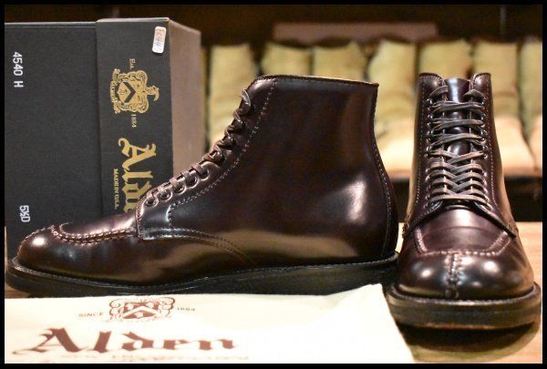 5.5D 箱付 美品】ALDEN オールデン 4540H タンカーブーツ ＃8 