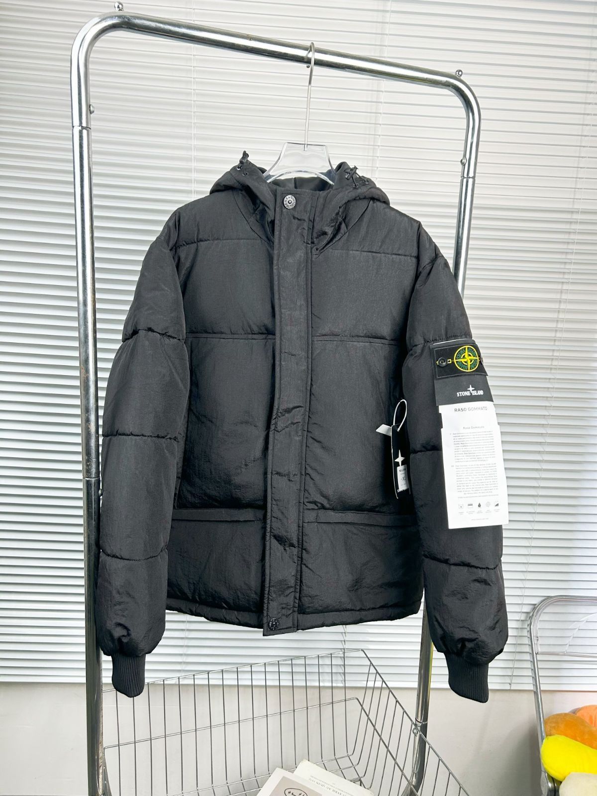 STONE ISLAND 21FW NYLON METAL DOWN JACKET TOPSTONEY ナイロン コットンジャケット コットン ...