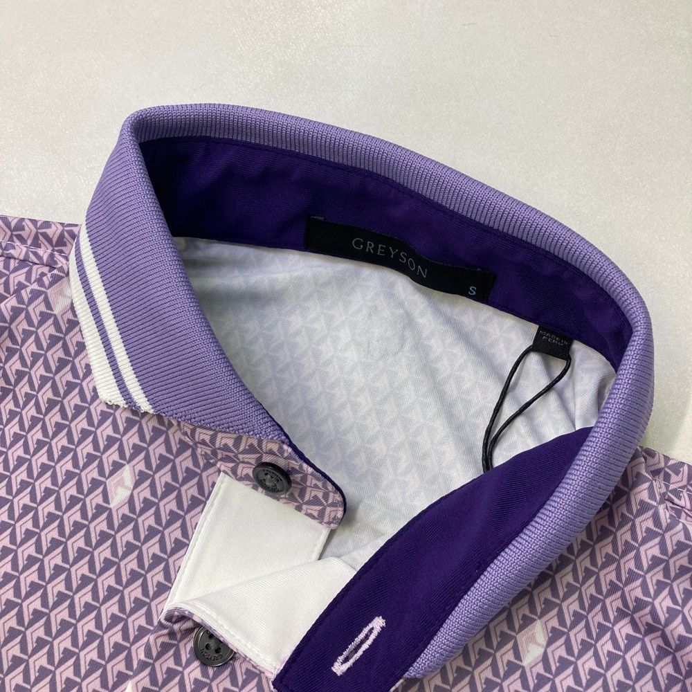 サイズ：S 割引 GREYSON グレイソン MSP24K48 半袖ポロシャツ DIAMONDS