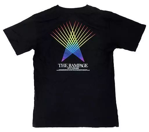 【中古】衣類 THE RAMPAGE ツアーTシャツ ブラック Mサイズ 「THE RAMPAGE LIVE TOUR 2022 “RAY OF LIGHT”」