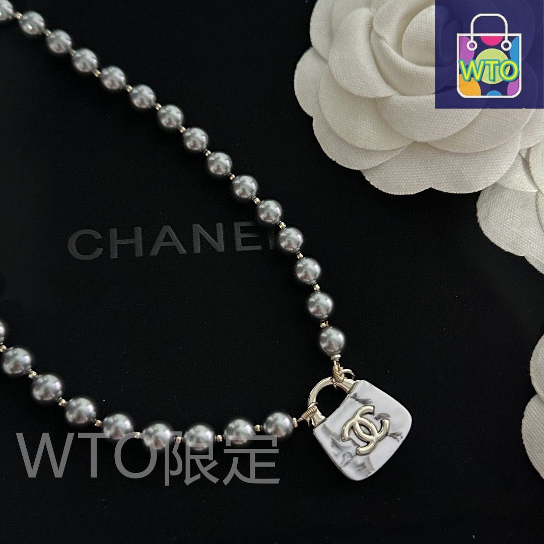 CHANEL ヴィンテージネックレス　ホワイト 今日特価】Chanel ヴィンテージネックレス 高級感溢れる一品